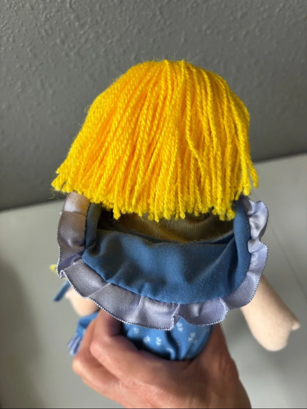Vintage Blue Bonnet Sue Plush Doll